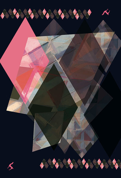 Silk/Cotton "Harmonious Highland Checks" Stola 200x140cm