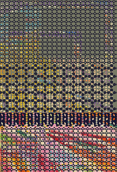 Silk "Rustling Leaves" Olive Stola 200x140cm