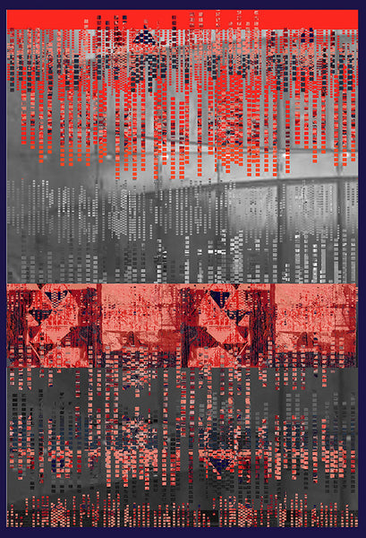 Silk/Cotton "Highline Lights" Stola 200x140 cm