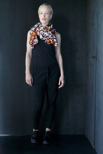 Silk "Rustled Leaves" Small Square 70x70cm