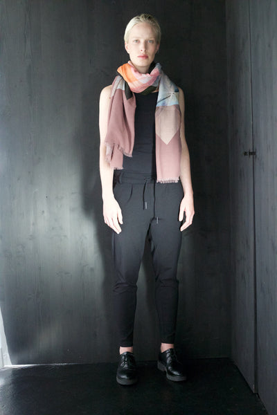 Silk/Cotton "Highland Sculpture" Stola 200cm x 140cm