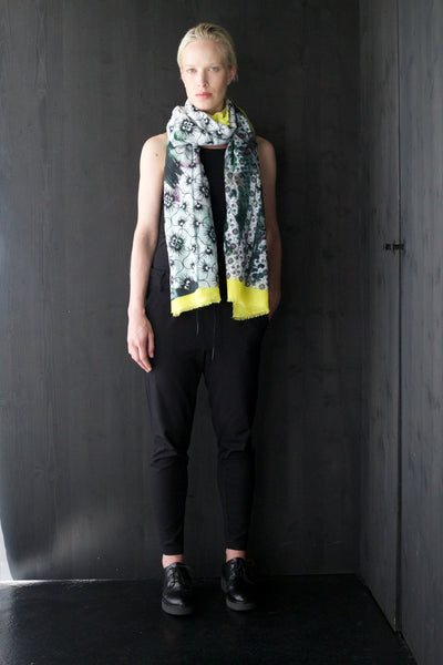Silk/Cotton "Cloister Flower" Stola 200x140cm